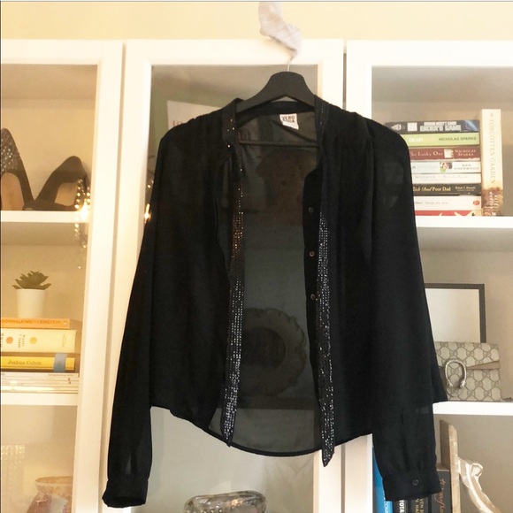 Vero Moda Tops - Vero Moda see-through top with embellishments